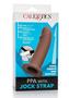 Ppa With Jock Strap Strap-on Penis Sleeve 7in - Chocolate