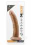 Dr. Skin Silver Collection Dildo With Suction Cup 7in - Caramel